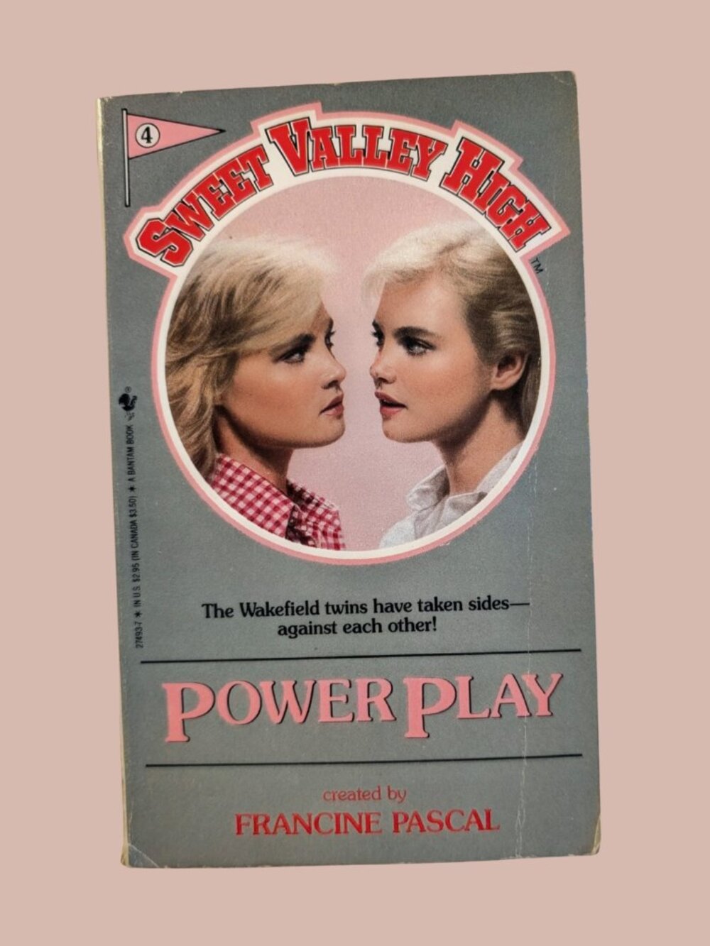 5/$20 Sweet Valley High #4 Power Play Wakefield Twins Vintage 1984 Bantam